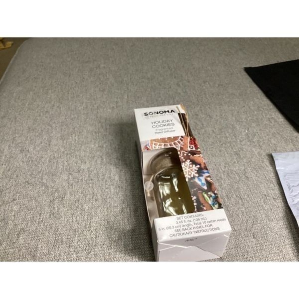 sonoma diffuser, holiday cookies, fragranced reed diffuser